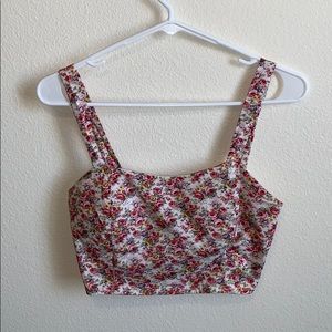 Floral Cropped Tanktop